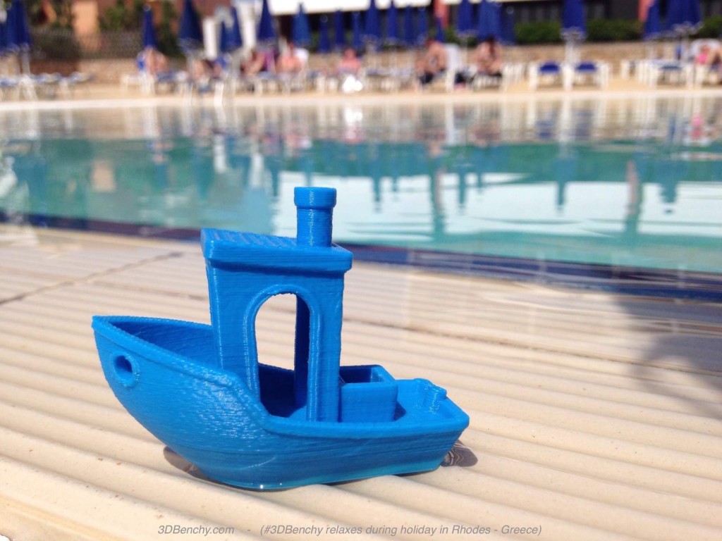 #3DBenchy relaxes during holiday in Rhodes - Greece v01