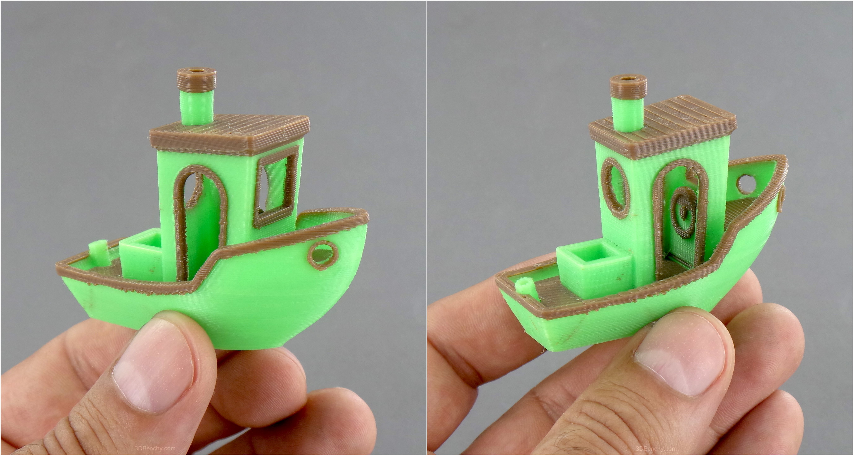 Experimental #3DBenchy with thick layers – #3DBenchy