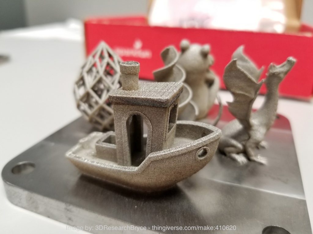 3DBenchy made of stainless steel 3DBenchy